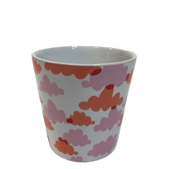 Coffee Mug Good Morning Orange Pink Cloud Coffee Tea Cup Bright Happy - Picture 2 of 6